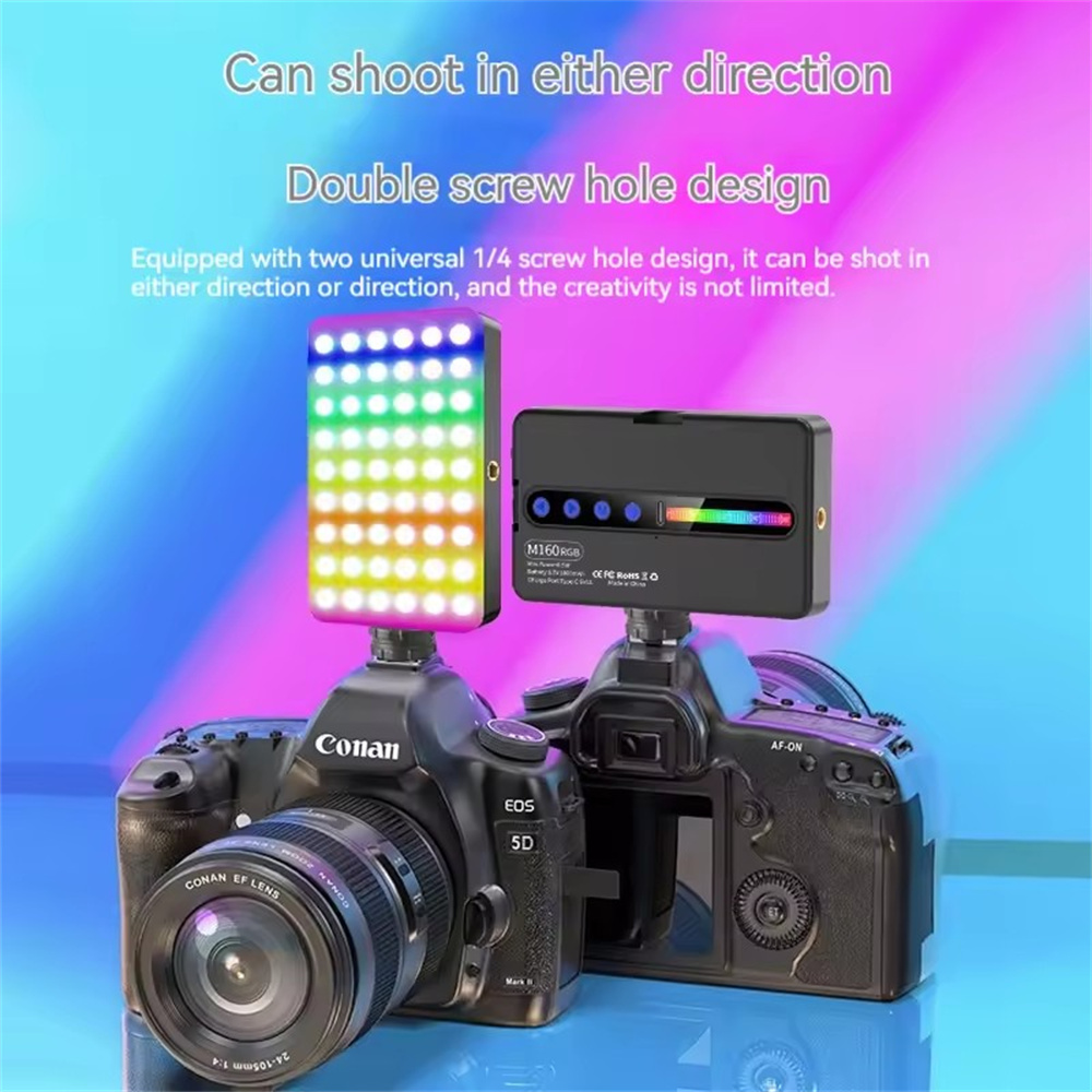 LED RGB ضوء الكاميرا كامل اللو - مراجعة Photography Umbrella Lights وسعره